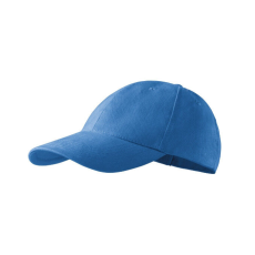  6P sapka unisex azúrkék állitható