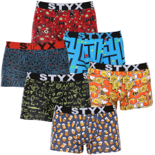 6PACK férfi boxeralsó Styx art sport gumi több színben (6G12697124) M férfi alsó