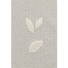  7017/220-102 ekrü levél mintás voile függöny lakástextília