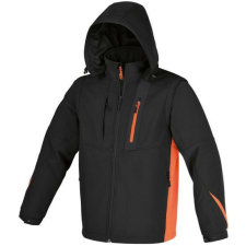 7659N S-SOFTSHELL DZSEKI, FEKETE munkaruha