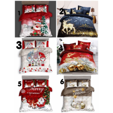  7 részes Karácsonyi Ágynemű garnitúra / gyönyörű mintákkal lakástextília