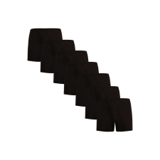 7PACK fekete Nedeto férfi klasszikus boxeralsó (7NDTT001) XL férfi alsó