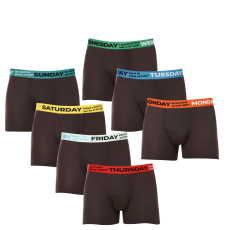  7PACK Férfi boxeralsó Gianvaglia fekete (GVG-5068) XL