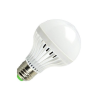 7W gömb alakú LED izzó, E27, meleg fehér