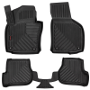  8020024 - 3D gumiszőnyegek magas peremmel, alkalmas: Skoda Octavia II (A5) (2004-2013) / VW Golf V (2003-2008) / VW Golf VI (2008-2012) / VW Jetta V (2005-2010) modellekhez