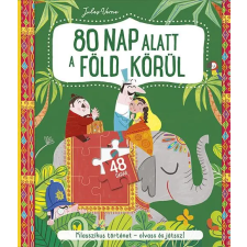  - 80 nap alatt a föld körül - könyv és kirakó egyéb könyv