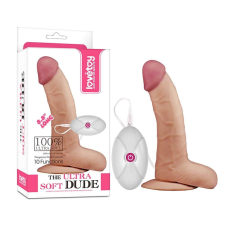 8.8" The Ultra Soft Dude - Vibrating Flesh vibrátorok