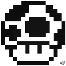  8-bit Mushroom Super Mario matrica matrica