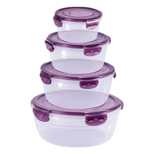  8 db-os kerek ételtároló készlet - Lila EQ6029630-2 papírárú, csomagoló és tárolóeszköz