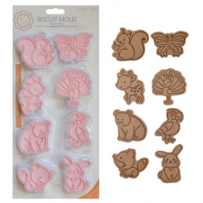  8 DB SÜTEMÉNY KISZÚRÓ ÉS NYOMDA - ÁLLATOK sütés és főzés