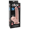  8" Triple Density Cock With Swinging Balls Light