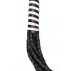  8 tail polish leather flogger 22″