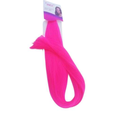 8C NEON PINK Inez póthaj 180cm hajhosszabbításhoz és holland fonáshoz póthaj