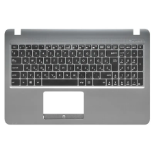  90NB0B33-R31HU0 gyári új fekete magyar laptop billentyűzet + szürke felső fedél laptop alkatrész
