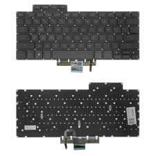  90NR04W1-R32US0 gyári új angol (US) RGB háttérvilágításos laptop billentyűzet, keret nélkül laptop alkatrész