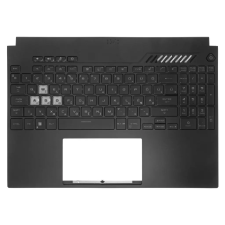  90NR09M1-R31HU2 gyári új magyar RGB háttérvilágításos laptop billentyűzet + felső fedél laptop alkatrész