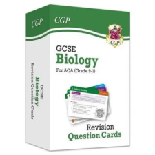 9-1 GCSE Biology AQA Revision Question Cards – CGP Books idegen nyelvű könyv