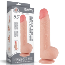 9.5'' Sliding Skin Dual Layer Dong Flesh műpénisz, dildó