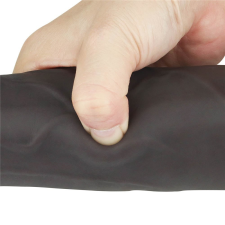  9'' Dual Layered Silicone Rotator Brown vibrátorok