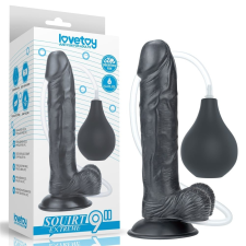  9'' Squirt Extreme Dildo - Black műpénisz, dildó