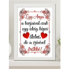  A3 falikép anyáknak - Örökké ölelni fog grafika, keretezett kép