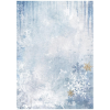 A4 rizspapír csom. - Create Happiness Dewdrops blue snowflakes