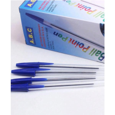 A.B.C golyóstoll – kék tinta, átlátszó test, kupakos kivitel (dobozos) 52806422 toll