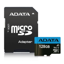 A-Data 128GB microSDXC Premier UHS-I Class10 V10 A1 + adapterrel (AUSDX128GUICL10A1-RA1) memóriakártya