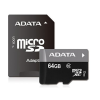 A-Data 64gb microsdxc premier class 10 uhs-i + adapterrel ausdx64guicl10-ra1