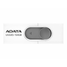 A-Data ADATA Flash Drive UV220 64GB USB 2.0 White/Grey pendrive
