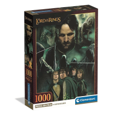 A Gyűrűk Ura Aragorn & Hobbits 1000 db-os Compact puzzle Clementoni puzzle, kirakós