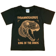 A-K Rövid ujjú fiú póló dinoszauruszos mintával