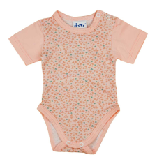 A-K Rövid ujjú mintás kislány baba body kombidressz, body