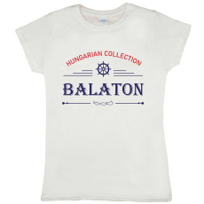 A-K Rövid ujjú női póló Balatonos mintával