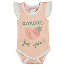 A-K Ujjatlan baba body szívecskés mintával kombidressz, body