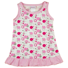 A-K Ujjatlan mintás vékony pamut kislány ruha lányka ruha