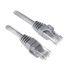 A-LANtec Alantec U/UTP CAT5e Patch kábel 0.5m Szürke kábel és adapter