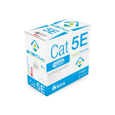 A-LANtec U/UTP CAT5e hálózati kábel 305m - Szürke (KIU5LSOH305B) kábel és adapter