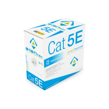 A-LANtec U/UTP CAT5e Installációs kábel 305m - Sárga (KIU5PVC305Y) kábel és adapter