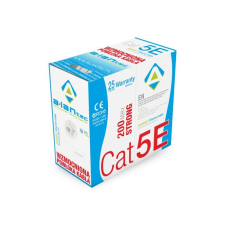 A-LANtec U/UTP CAT5e Installációs kábel 305m - Szürke kábel és adapter