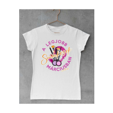  a legjobb sminkesek márciusban születnek - egyedi mintás, 12 szín, S-2XL