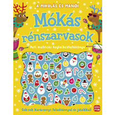 - A Mikulás és manói - Mókás rénszarvasok - Pufi matricás foglalkoztatókönyv gyermek- és ifjúsági könyv