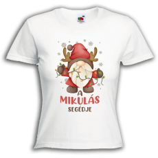  A mikulás segédje - Karácsonyi Női Póló