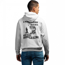 A munka azoknak való, akik nem tudnak horgászni - Unisex Zipzáros Pulóver női pulóver, kardigán