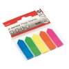 A-Series Jelölőcímke 12x44mm, 5x25lap, nyilak, műanyag A-series kék, zöld, sárga, pink, narancssárga