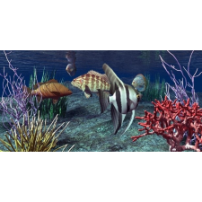  A tenger mélyén, akvárium matrica akvárium dekoráció