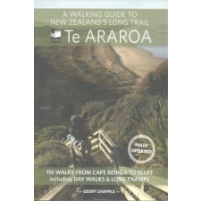  A Walking Guide to New Zealand's Long Trail – Geoff Chapple idegen nyelvű könyv