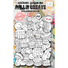 AALL &amp; Create Kivágatok - Iced Delights - Ephemera Die-Cuts (1 csomag) matrica