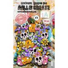 AALL & Create Kivágatok - Pumps & Skullz - Ephemera (1 ív) matrica
