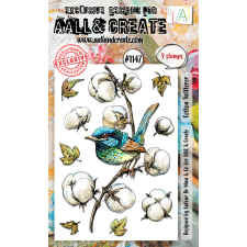 AALL &amp; Create Szilikonbélyegző A6 - Cotton Twitterer - Stamp Set (1 db) bélyegző